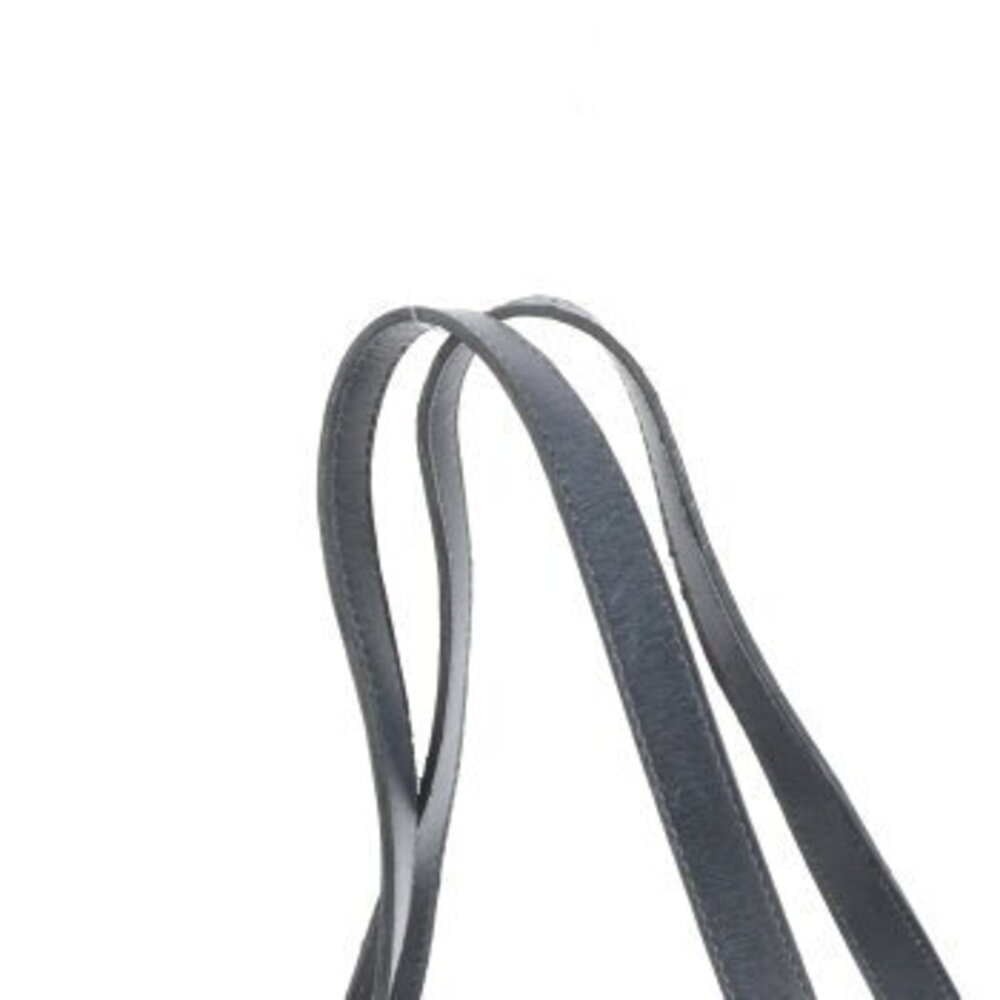 Dior Leather Shoulder Canvas Navy Blue Bag Trotter Christian - Picture 1 of 8